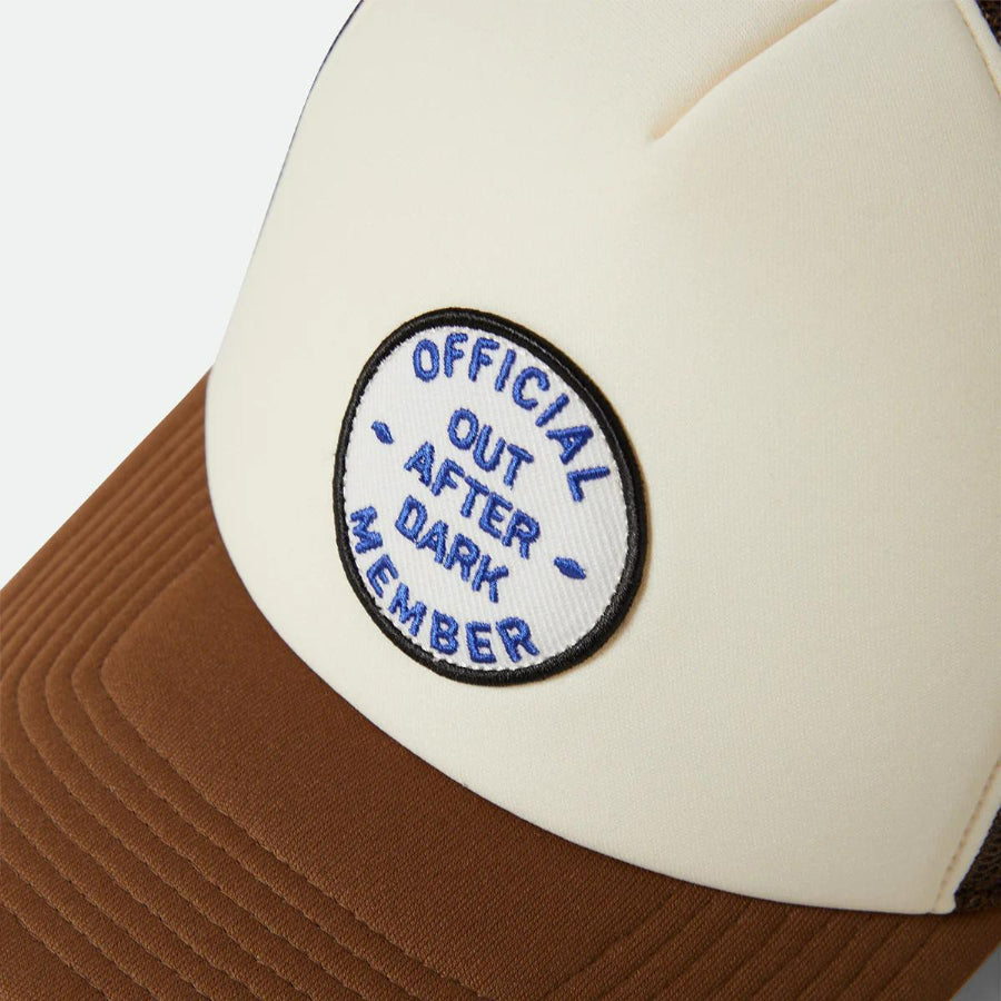 BRIXTON ( ブリクストン ) / キャップ 帽子 / OUT AFTER DARK NP HP TRUCKER HAT - BROWN x WHITE / 11974