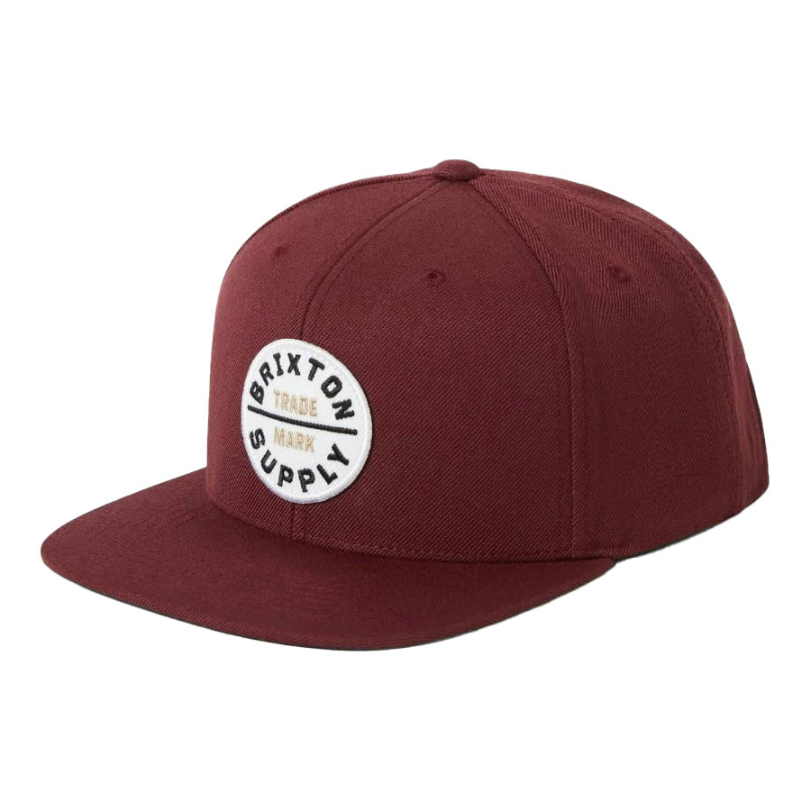 BRIXTON (ブリクストン) / ベースボールキャップ 帽子 / OATH III SNAPBACK - PORT / 10777