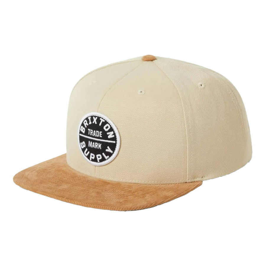BRIXTON (ブリクストン) / ベースボールキャップ 帽子 / OATH III SNAPBACK - SAND x LIGTH BROWN CORDUROY / 10777-SDLBC