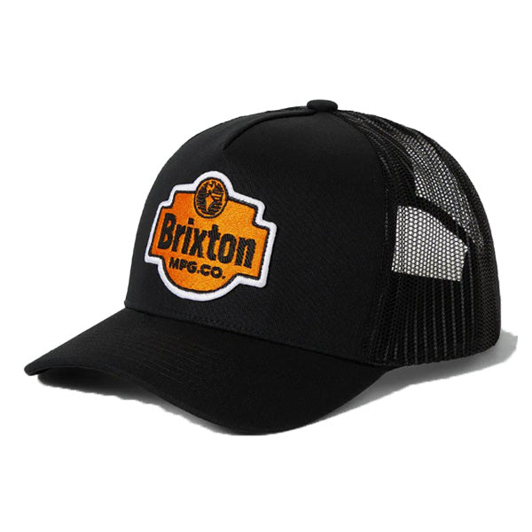 BRIXTON ( ブリクストン ) / メッシュキャップ  / GENUINE QLTY C NP MP TRUCKER HAT - BLACK x BLACK / 11899 - BKBLK