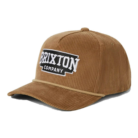 BRIXTON ( ブリクストン ) / コーデュロイスナップバックキャップ  帽子 / PIERSON C NP MP SNPK - SAND CORDUROY / 11903 - SNDCR