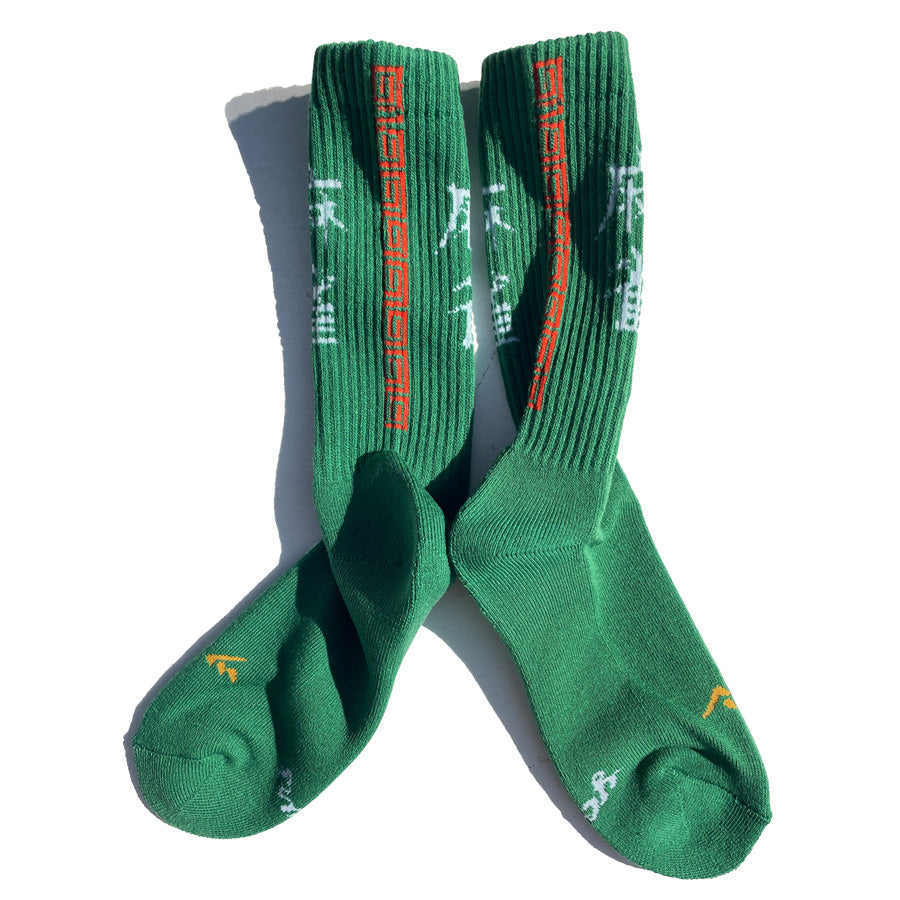 yours socks(ユアーズソックス) / 靴下 クルーソックス  / 麻雀 - GREEN / Y2508 / メンズ
