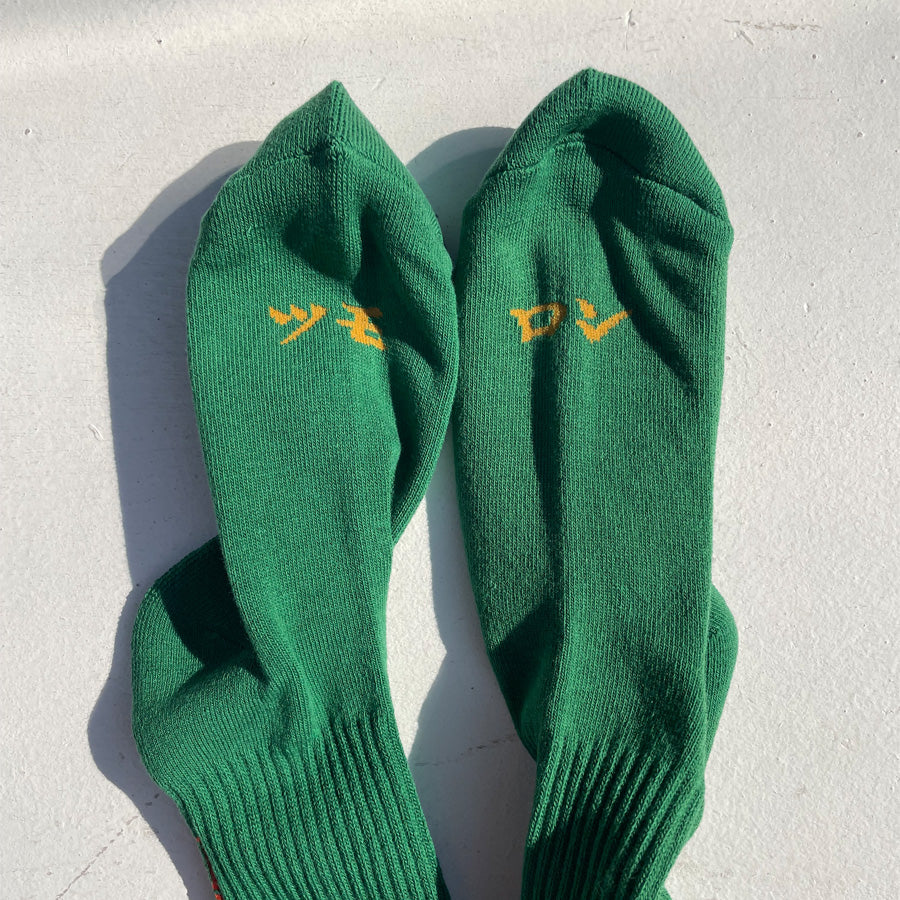 yours socks(ユアーズソックス) / 靴下 クルーソックス  / 麻雀 - GREEN / Y2508 / メンズ