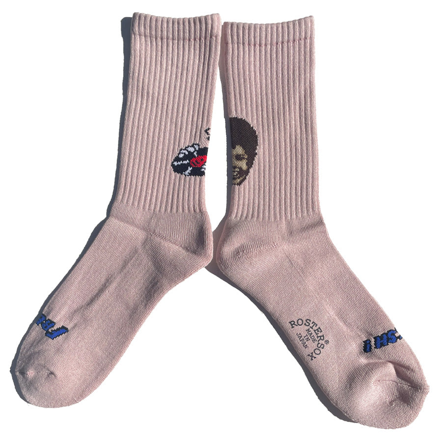 ROSTER SOX(ロスターソックス) / 靴下 クルーソックス / SOUL LADY - PINK / RS-457 / メンズ レディース