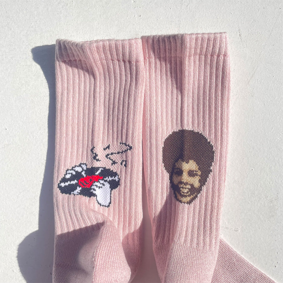 ROSTER SOX(ロスターソックス) / 靴下 クルーソックス / SOUL LADY - PINK / RS-457 / メンズ レディース