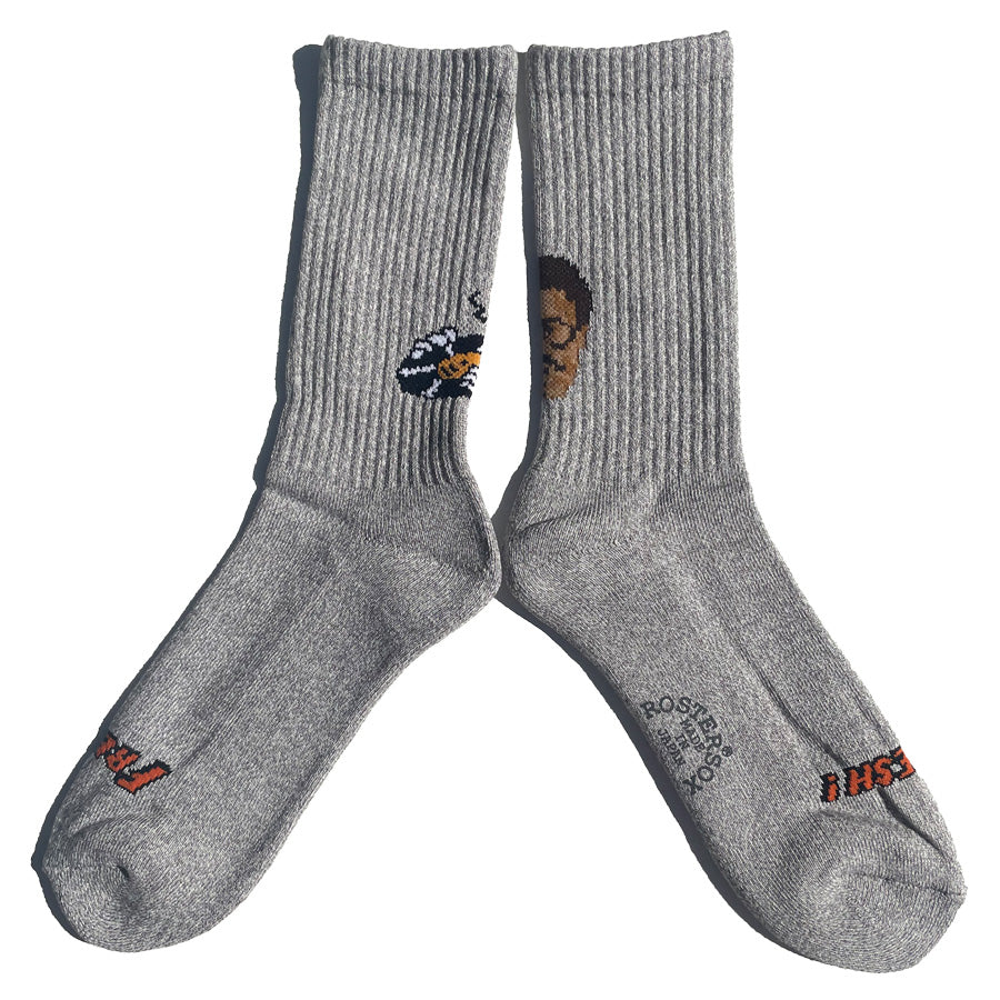 ROSTER SOX(ロスターソックス) / 靴下 クルーソックス / SOUL MAN - GREY / RS-458 / メンズ レディース