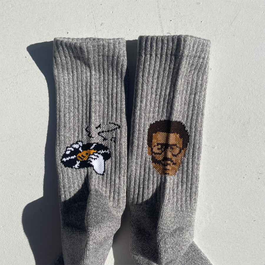 ROSTER SOX(ロスターソックス) / 靴下 クルーソックス / SOUL MAN - GREY / RS-458 / メンズ レディース