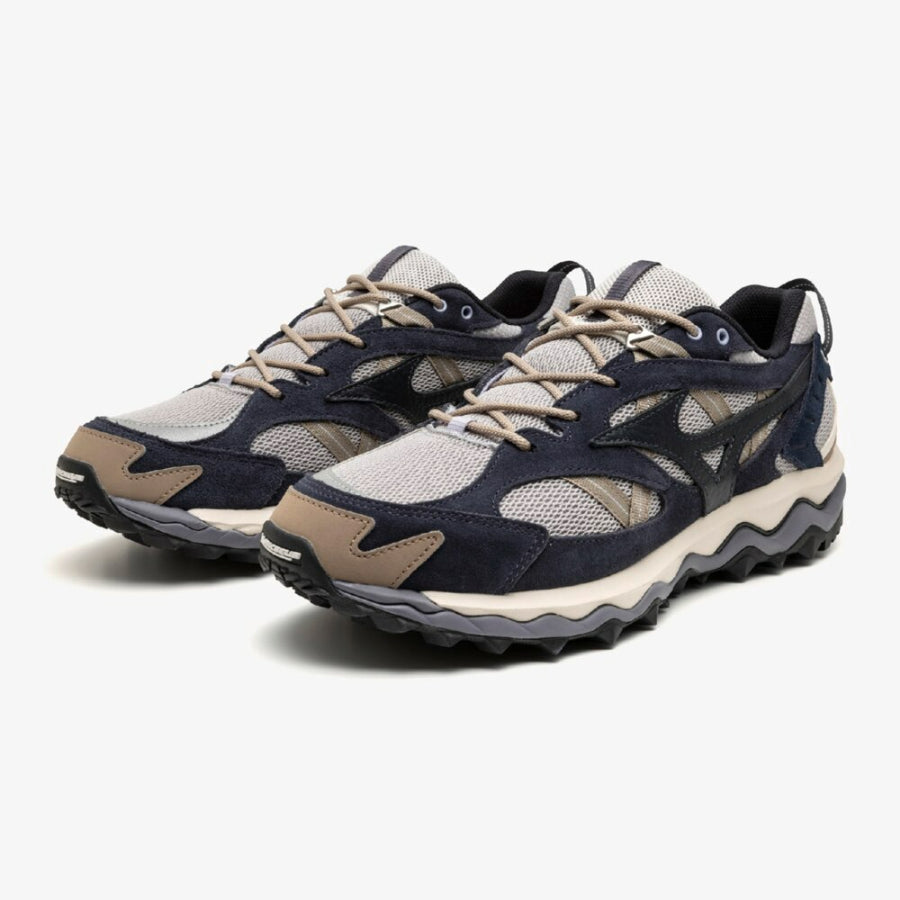 Mizuno Sports Style (ミズノスポーツスタイル) / スニーカー / WAVE MUJIN TL - LIGHT GREY x NAVY x BEIGE / D1GA2513 / メンズ