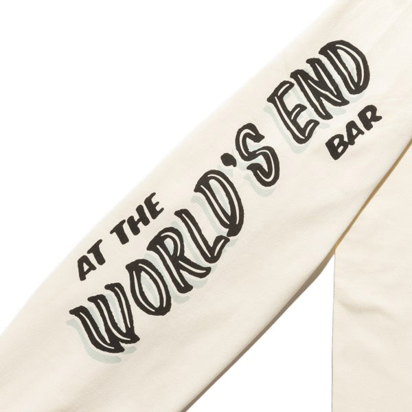 THE ROARK ロアーク /  長袖Tシャツ ロンT / "WORLDS END" L/S TEE - NATURAL / RLTJ1152 / メンズ