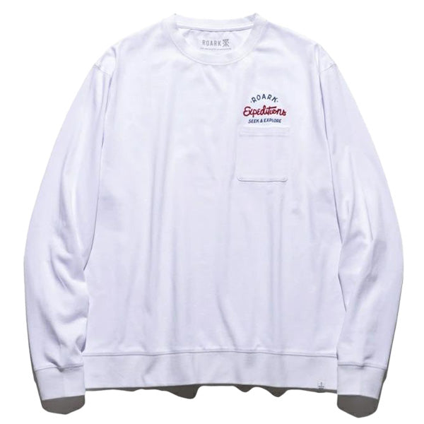 THE ROARK ロアーク /  長袖Tシャツ ロンT / "SIGN WRITER" 9.3oz H/W L/S TEE - WHITE / RLTJHW1151 / メンズ