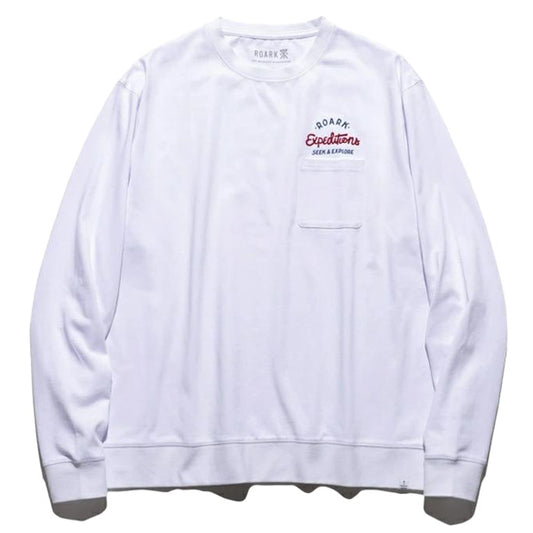THE ROARK ロアーク /  長袖Tシャツ ロンT / "SIGN WRITER" 9.3oz H/W L/S TEE - WHITE / RLTJHW1151 / メンズ