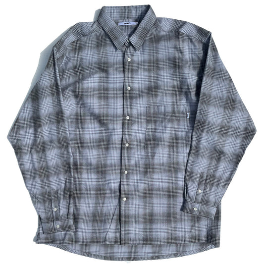WAX(ワックス) / チェックシャツ / BRUSHED CHECK SHIRTS - SAX / WX-0484 / メンズ THM 日本製