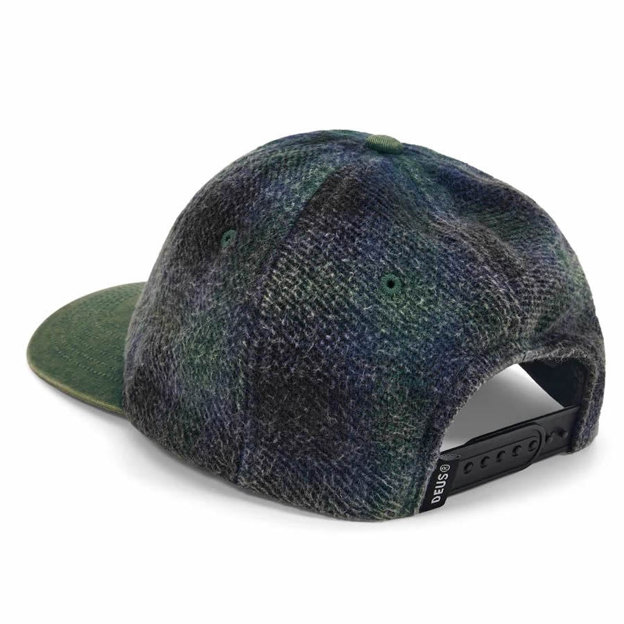 DEUS EX MACHINA ( デウスエクスマキナ ) / キャップ 帽子 / VACAY CHECK CAP - BLACK CHECK / DMF257232 / メンズ