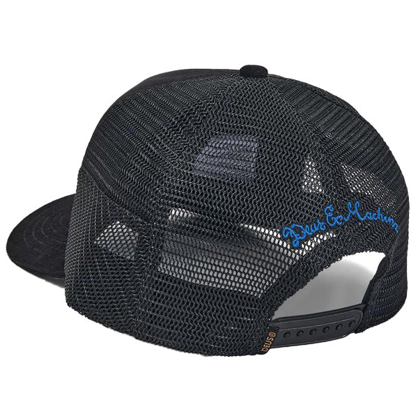 DEUS EX MACHINA ( デウスエクスマキナ ) / キャップ 帽子 / GUMSHOE CORD TRUCKER - BLACK / DMF257302 / メンズ