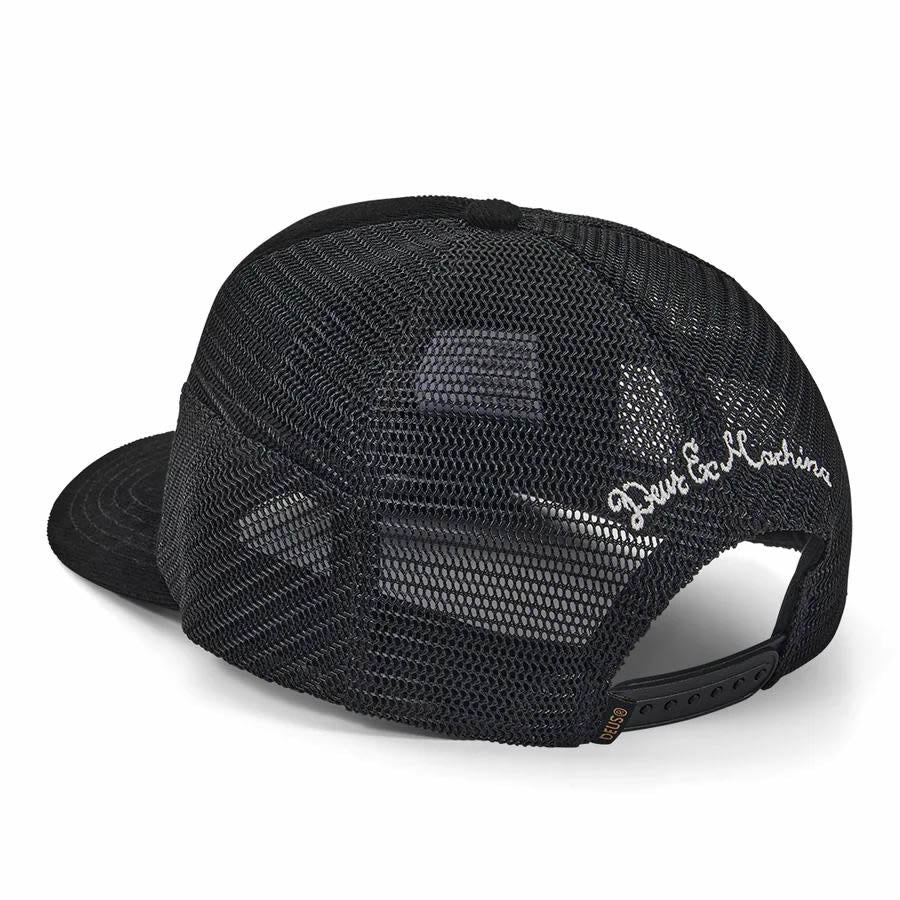 DEUS EX MACHINA ( デウスエクスマキナ ) / キャップ 帽子 / PILL CORD TRUCKER - BLACK / DMF257538 / メンズ