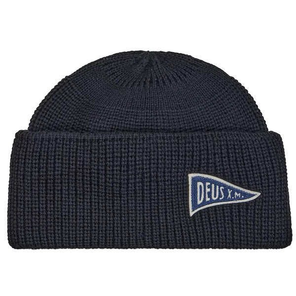 DEUS EX MACHINA ( デウスエクスマキナ ) / ビーニー ニットキャップ / CAMPUS BEANIE - BLACK / DMF257308