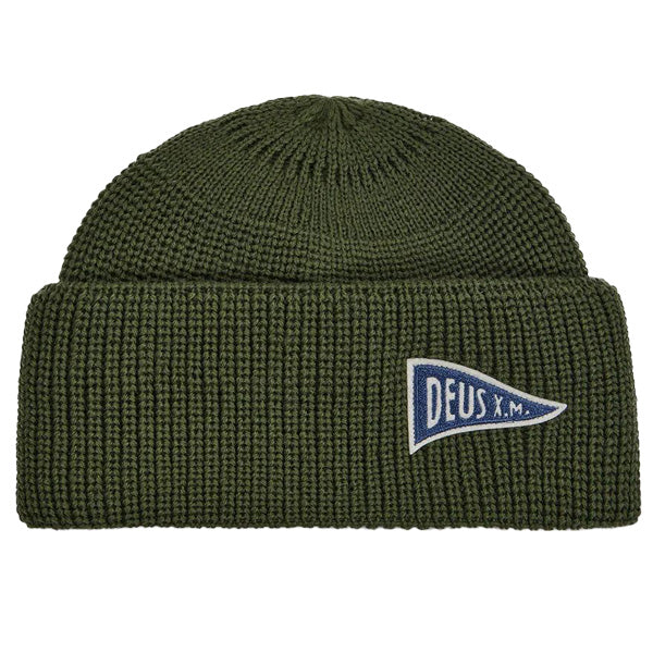 DEUS EX MACHINA ( デウスエクスマキナ ) / ビーニー ニットキャップ / CAMPUS BEANIE - CYPRESS GREEN / DMF257308