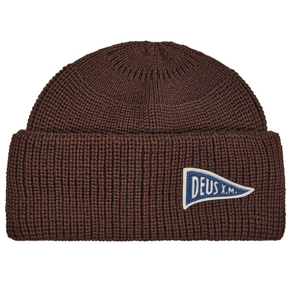 DEUS EX MACHINA ( デウスエクスマキナ ) / ビーニー ニットキャップ / CAMPUS BEANIE - POTTING BROWN / DMF257308