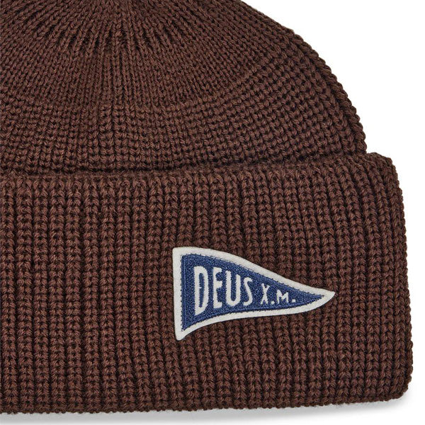 DEUS EX MACHINA ( デウスエクスマキナ ) / ビーニー ニットキャップ / CAMPUS BEANIE - POTTING BROWN / DMF257308
