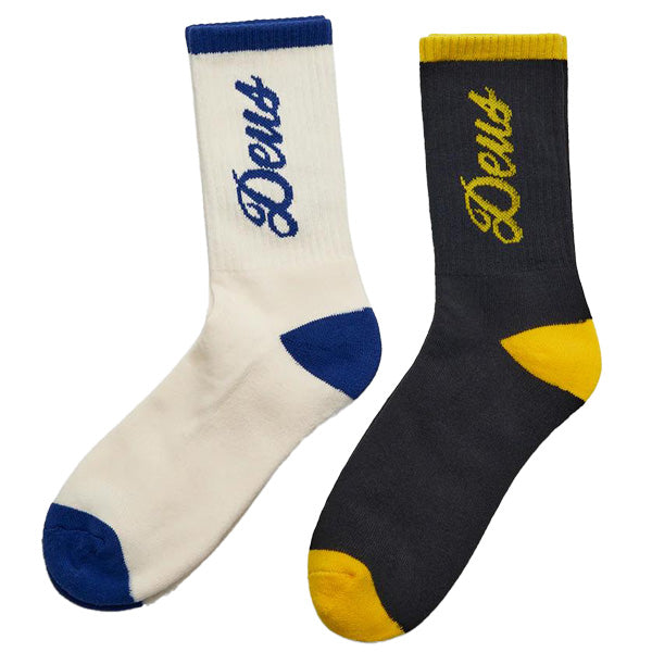DEUS EX MACHINA ( デウスエクスマキナ ) / ソックス 靴下 / BOSSLEY SOCK (2 PACK) - 2 PACK MULTI / DMF257370