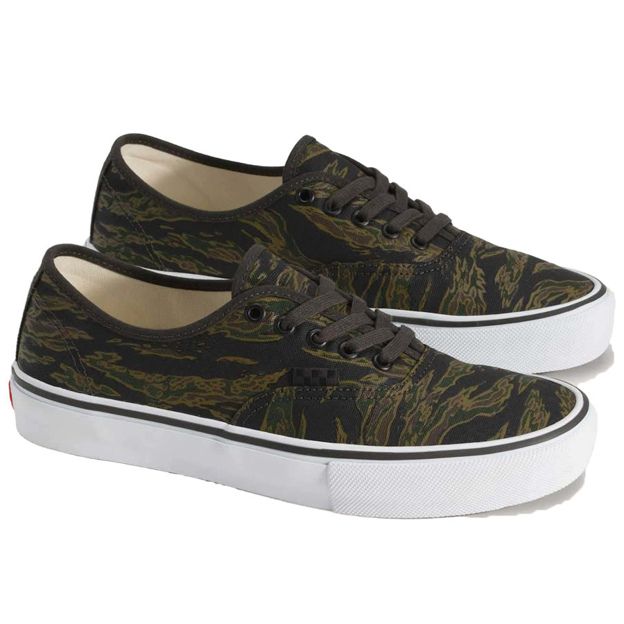 VANS バンズヴァンズ / ローカット スニーカー / SKATE AUTHENTIC - TIGER CAMO GREEN x BLACK / VN000EER9L7 / メンズ