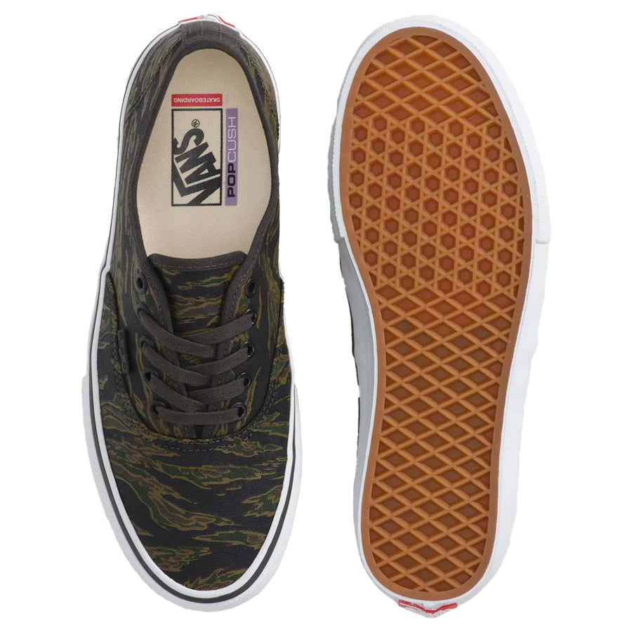 VANS バンズヴァンズ / ローカット スニーカー / SKATE AUTHENTIC - TIGER CAMO GREEN x BLACK / VN000EER9L7 / メンズ