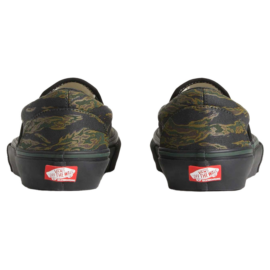 VANS バンズヴァンズ /  スニーカー スリッポン  / SKATE SLIP ON - TIGER CAMO GREEN / VN0A5FCA9L7/ メンズ