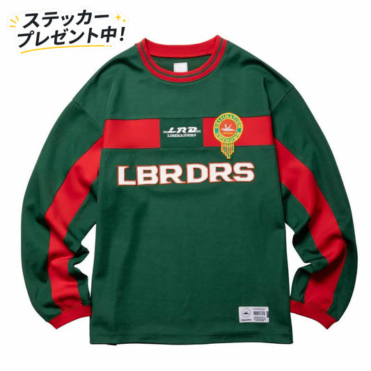 LIBERAIDERS(リベレイダース) / サッカージャージー 長袖 / FOOTBALL JERSEY - GREEN / 775012503 / メンズ