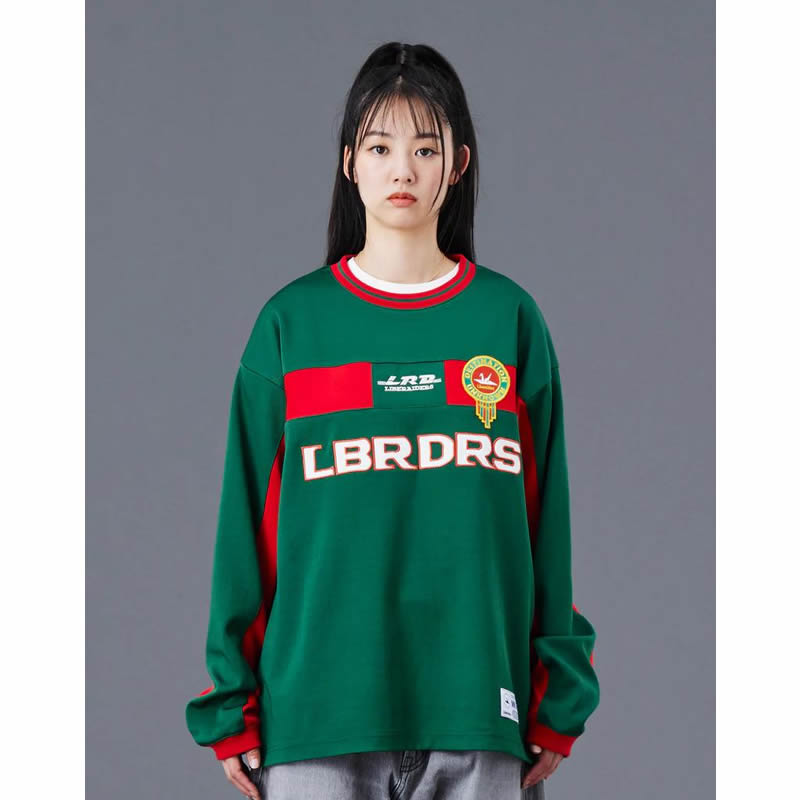 LIBERAIDERS(リベレイダース) / サッカージャージー 長袖 / FOOTBALL JERSEY - GREEN / 775012503 / メンズ