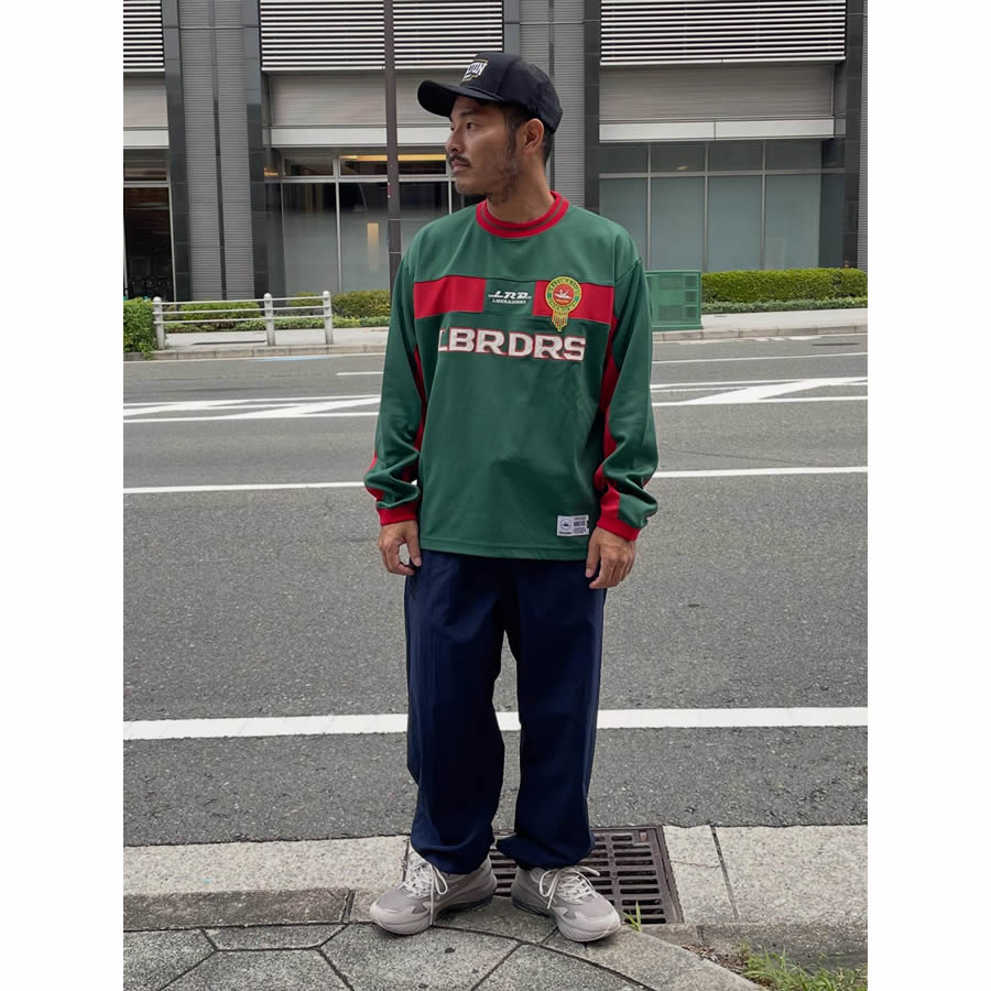 LIBERAIDERS(リベレイダース) / サッカージャージー 長袖 / FOOTBALL JERSEY - GREEN / 775012503 / メンズ