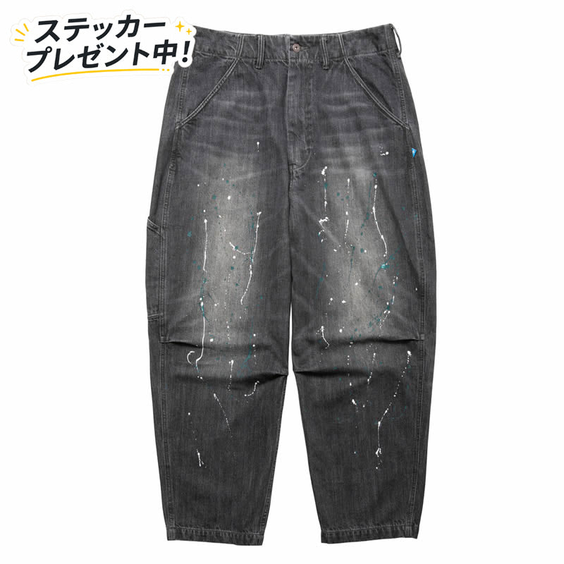 LIBERAIDERS(リベレイダース) / サルエルデニムパンツ  / DENIM SARROUEL PANTS - BLACK / 777012503 / メンズ