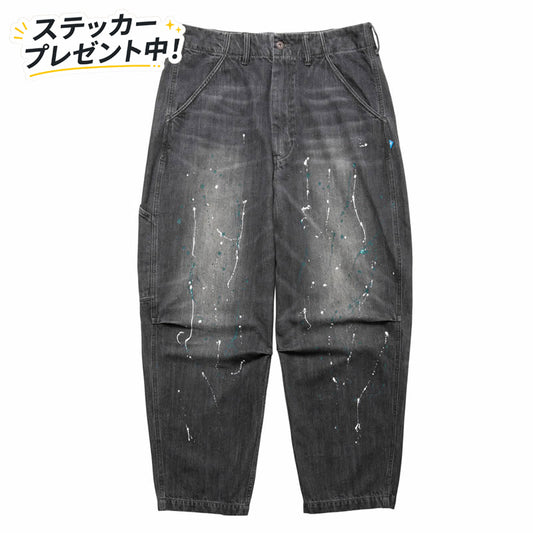 LIBERAIDERS(リベレイダース) / サルエルデニムパンツ  / DENIM SARROUEL PANTS - BLACK / 777012503 / メンズ