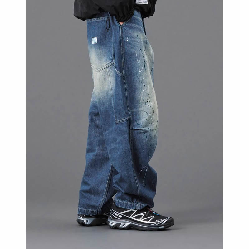 LIBERAIDERS(リベレイダース) / サルエルデニムパンツ  / DENIM SARROUEL PANTS - BLUE / 777012503 / メンズ