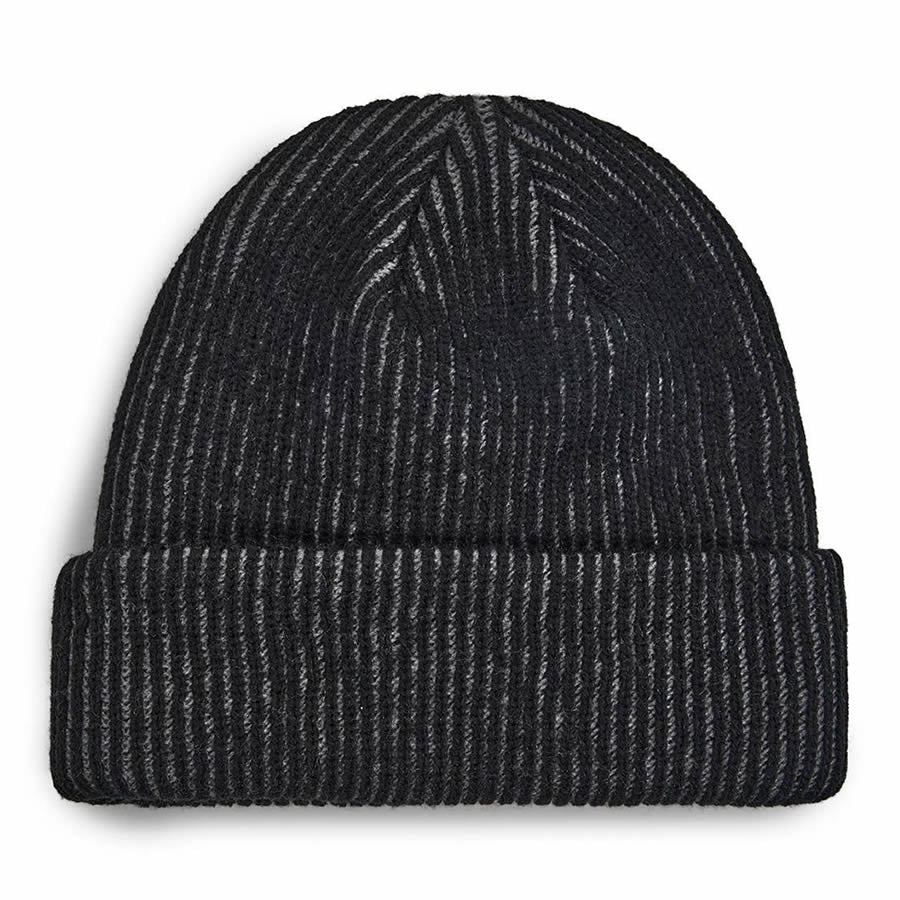 DEUS EX MACHINA ( デウスエクスマキナ ) / ビーニー ニットキャップ / MELODY 2-TONE BEANIE - ANTHRACITE / DMF257252