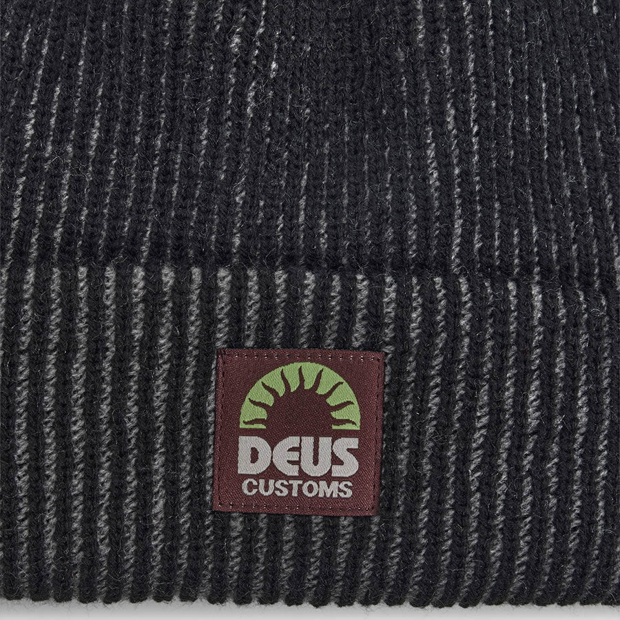 DEUS EX MACHINA ( デウスエクスマキナ ) / ビーニー ニットキャップ / MELODY 2-TONE BEANIE - ANTHRACITE / DMF257252