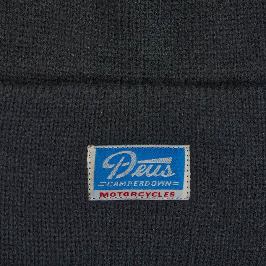 DEUS EX MACHINA ( デウスエクスマキナ ) / ビーニー ニットキャップ / SETTA BEANIE - BLACK / DMF257295