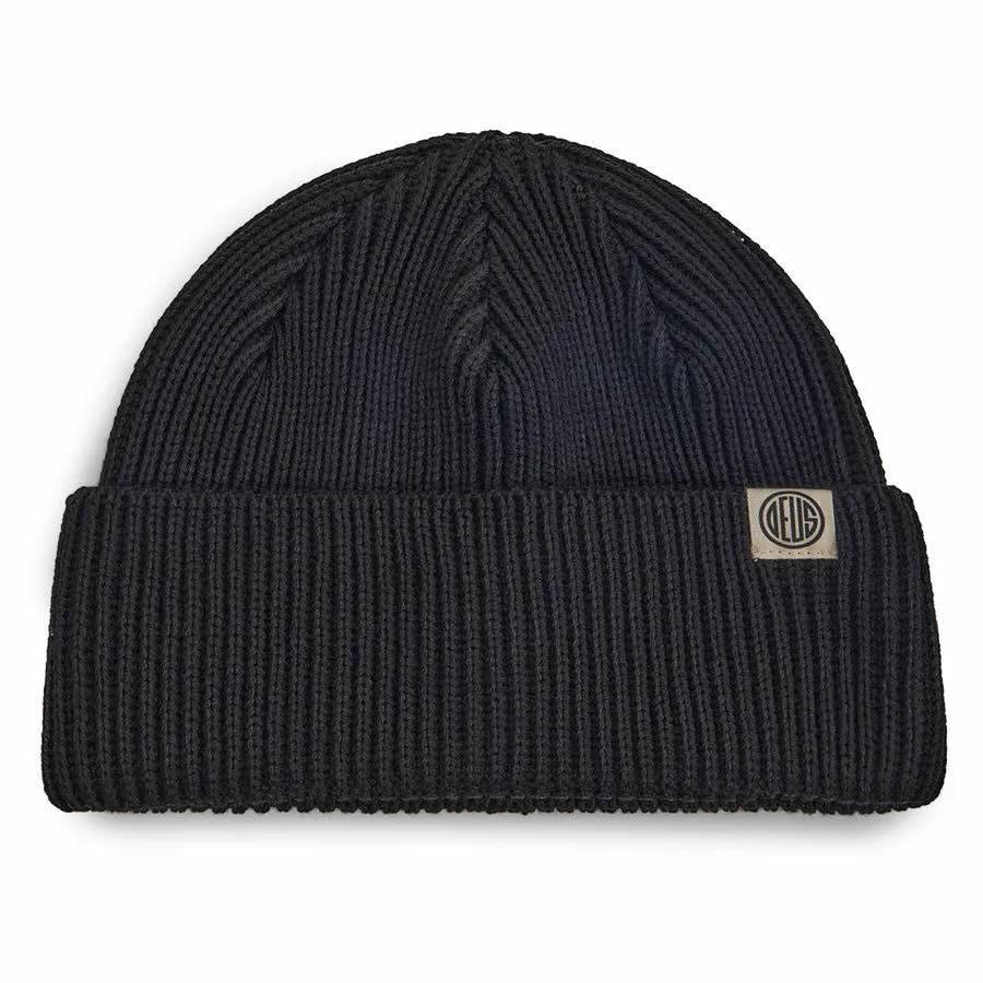 DEUS EX MACHINA ( デウスエクスマキナ ) / ビーニー ニットキャップ / PILL MERINO BEANIE - BLACK / DMF257372