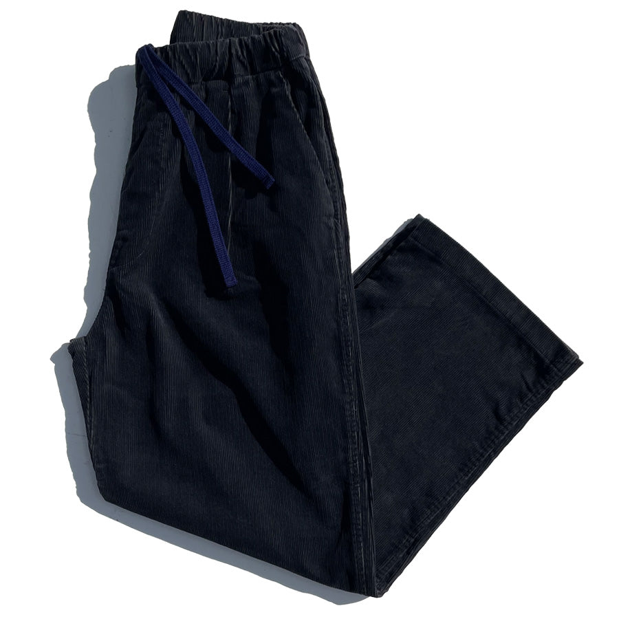 WAX(ワックス)  / コーデュロイ ワイドトラウザー / CORDUROY WIDE TROUSERS - D.NAVY / WX-0472 / メンズ THM