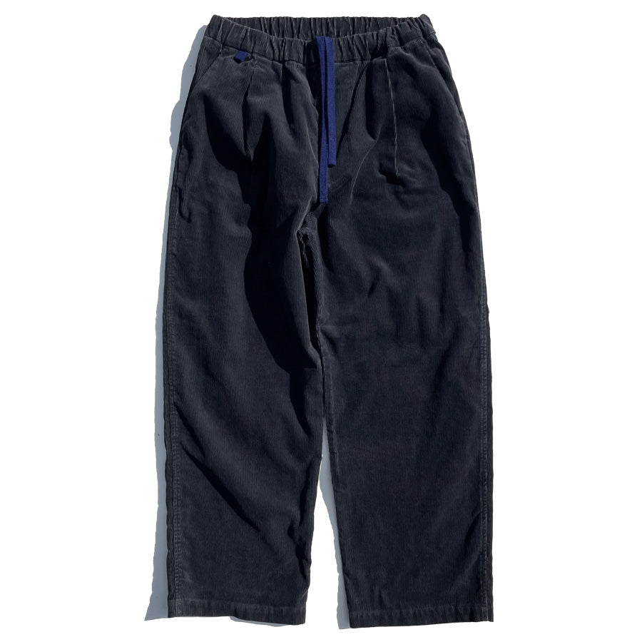 WAX(ワックス)  / コーデュロイ ワイドトラウザー / CORDUROY WIDE TROUSERS - D.NAVY / WX-0472 / メンズ THM