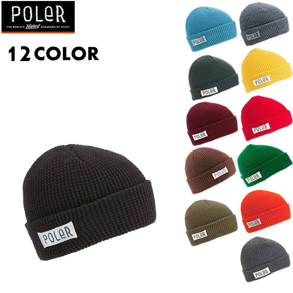 Poler Camping Stuff(ポーラー キャンピング スタッフ) ニットキャップ・ビーニー CUFF BEANIEの後継 / WORKER MAN BEANIE 12カラー展開
