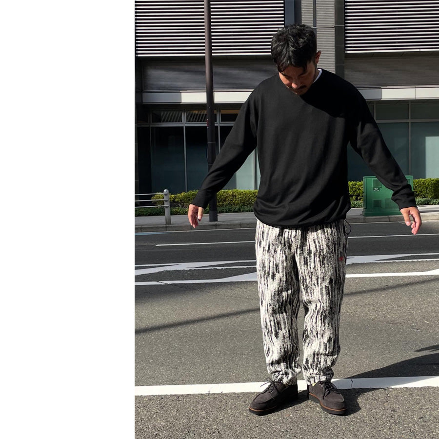 AXESQUIN.MODIFIED (アクシーズクイン ) / メリノウール ロンT 長袖Tシャツ / MERINOWOOL BASIC L/S TEE - BLACK / 321122 / メンズ