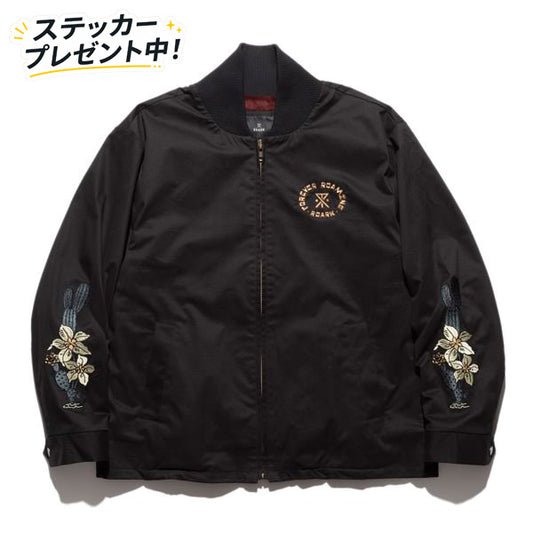 THE ROARK (ロアーク) / ボンバージャケット / "FOREVER ROAMING" BOMBER JACKET - BLACK / RJJ1153 / メンズ