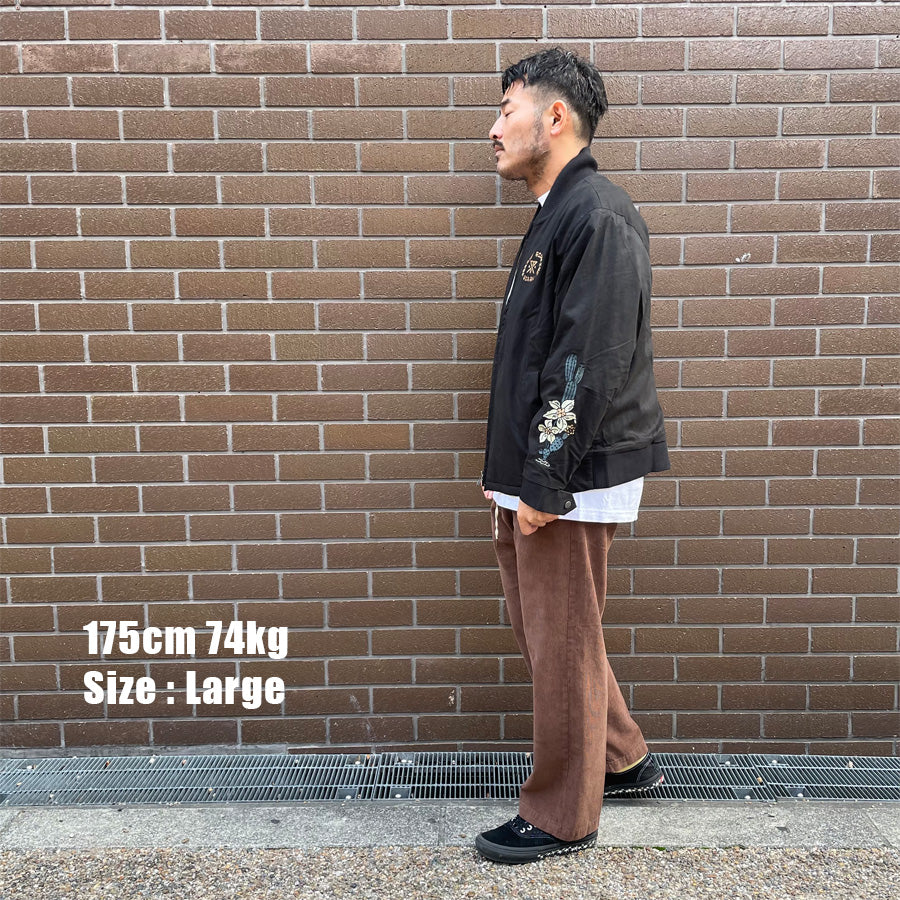 THE ROARK (ロアーク) / ボンバージャケット / "FOREVER ROAMING" BOMBER JACKET - BLACK / RJJ1153 / メンズ