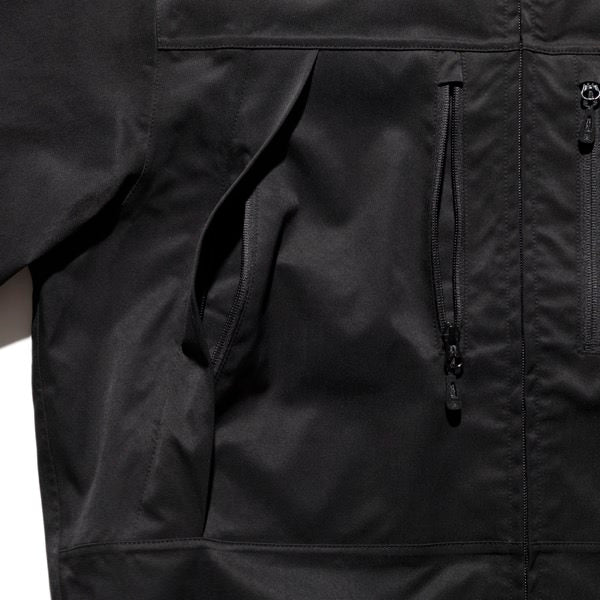 ROARK ロアーク / 防水 シェルジャケット / CARAVAN JACKET - BLACK / RJJ1154 / メンズ アウター 撥水 フード収納