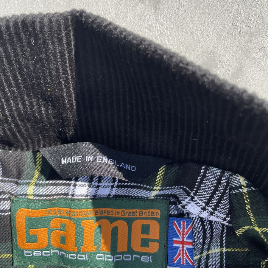 GAME (ゲーム) / 英国製 ワックスドジャケット / THE GAME UNPADDED WAX JACKET - BLACK / メンズ