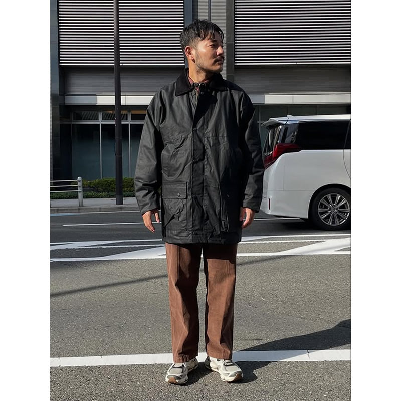 GAME (ゲーム) / 英国製 ワックスドジャケット / THE GAME UNPADDED WAX JACKET - BLACK / メンズ