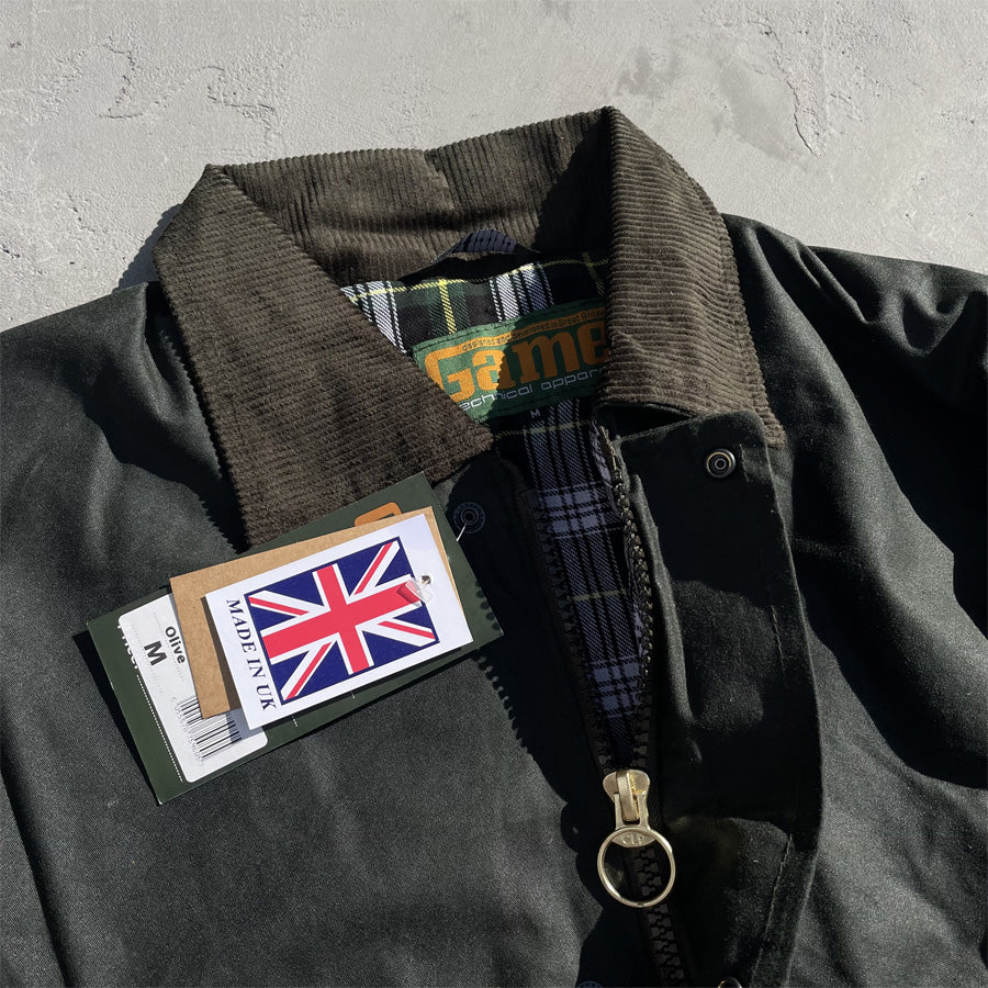 GAME (ゲーム) / 英国製 ワックスドジャケット / THE GAME UNPADDED WAX JACKET - OLIVE / メンズ