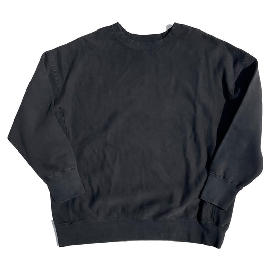 WAX(ワックス) / スウェット クルーネック トレーナー / VINTAGE SWEAT SHIRTS - BLACK / WX-0476 / メンズ THM