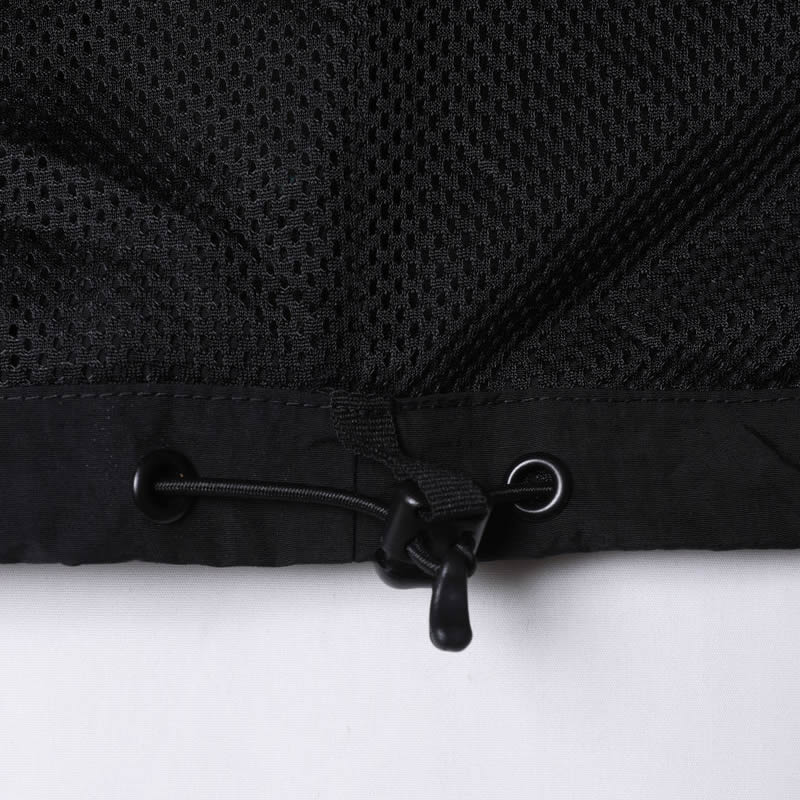LIBERAIDERS(リベレイダース) / ナイロンハーフジップジャケット ウインドブレーカー / NYLON HALF ZIP - BLACK / 770162503 / メンズ