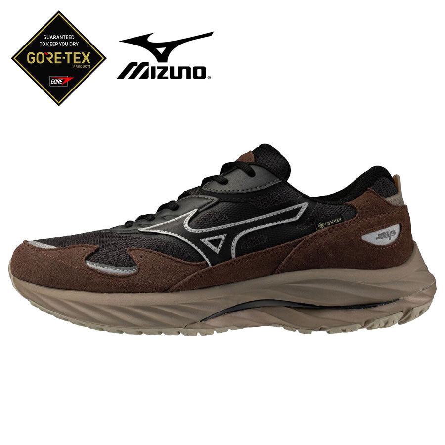 Mizuno Sports Style (ミズノスポーツスタイル) / スニーカー / WAVE RIDER β GTX - ブラック×ブラック×ブラウン / D1GA2452 / メンズ
